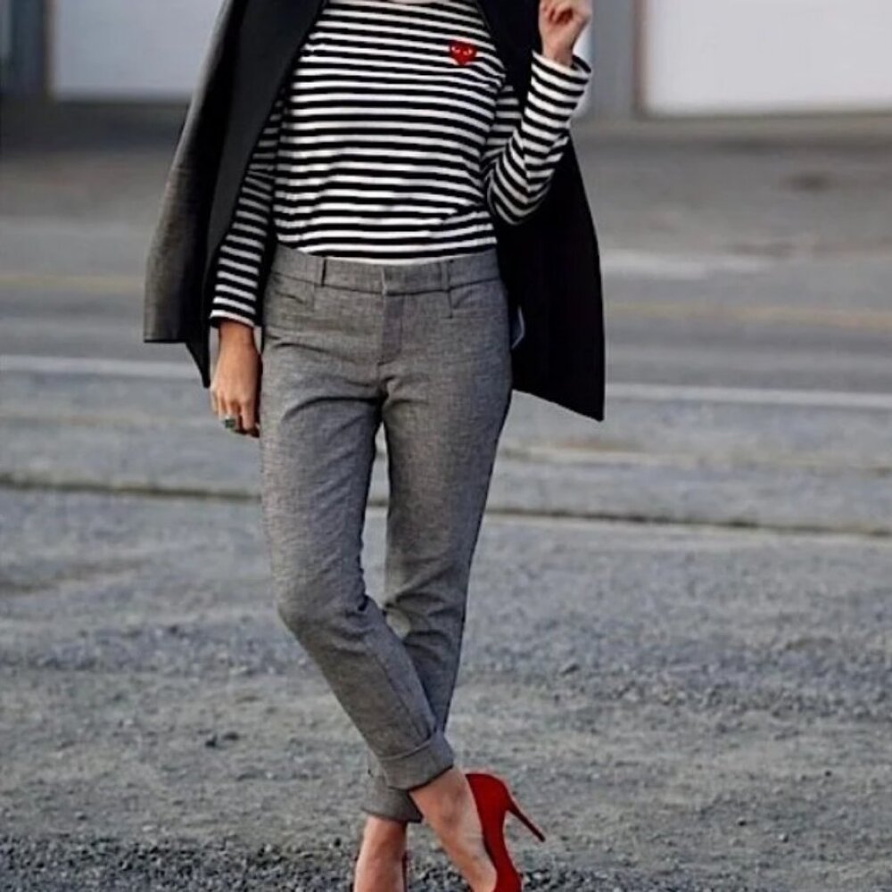 Banana Republic Sloan Skinny Fit Textured Pants